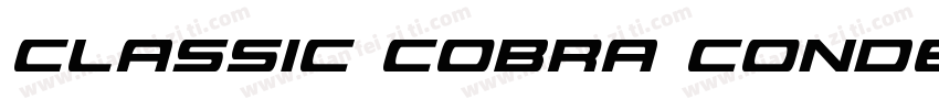 Classic Cobra Condensed Condensed字体转换